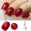 Double Rhythm 15ML Glitter Gel Polish Shimmer Reflective Holographic Color