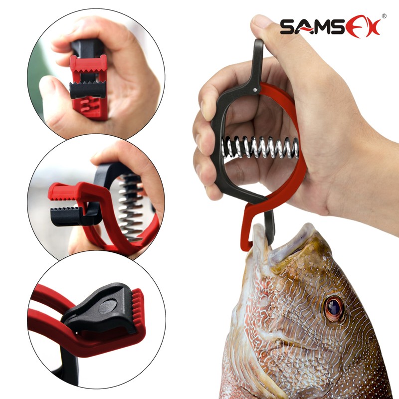 SAMSFX Fishing Fish Gripper for Scale (Mini Fish Lip Grip)