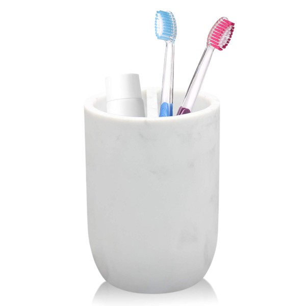 Toothbrush Holder Polyresin Toothbrush Organizer Stand,Multi-Functional Toothpaste Holder Makeup Brushes