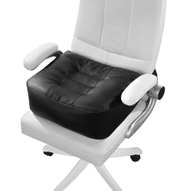 HOMBYS Extra Thick Chair Cushions for Office,6 in Breathable Adult Booster Seat for Car,Waterproof Car Seat Cushion to Raise Seat Height,PU Leather Desk Chair Cushion for Long Sitting