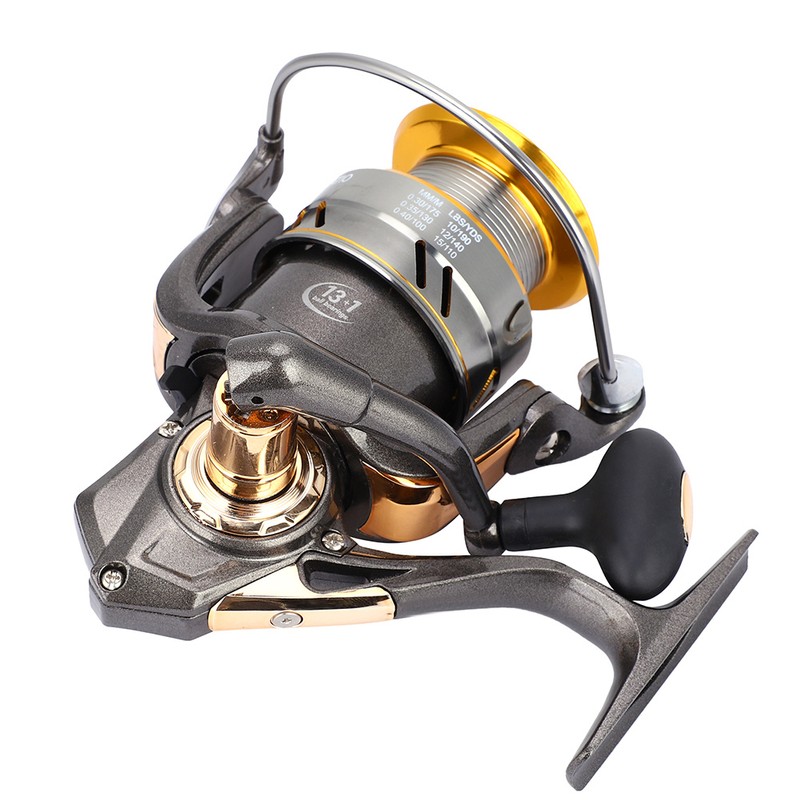 High Gear Ratio Spinning Reel 6.3:1 Metal Arm Wire Spool