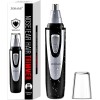 ZORAMI 2025 Ear Nose Hair Trimmer Waterproof Dual Blades