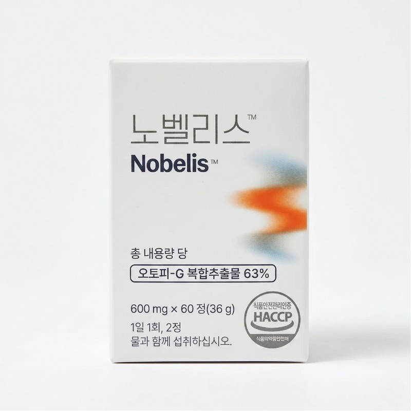 Novelis Nobelis Autopi-G complex extract 60 tablets Quercetin / 노벨리스정