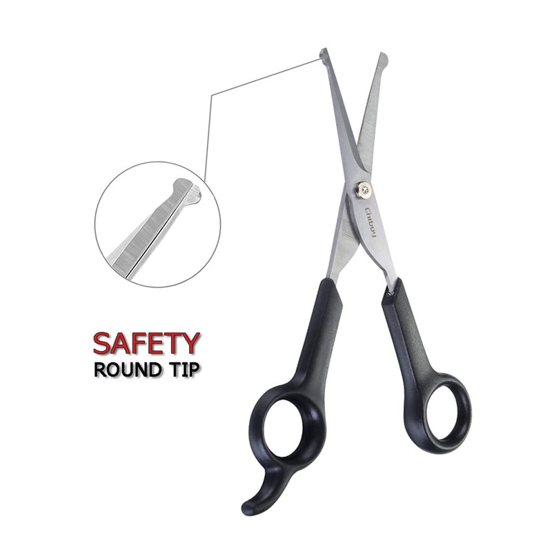 Chibuy Professional Pet Grooming Scissors with Round Tip Stainless Steel