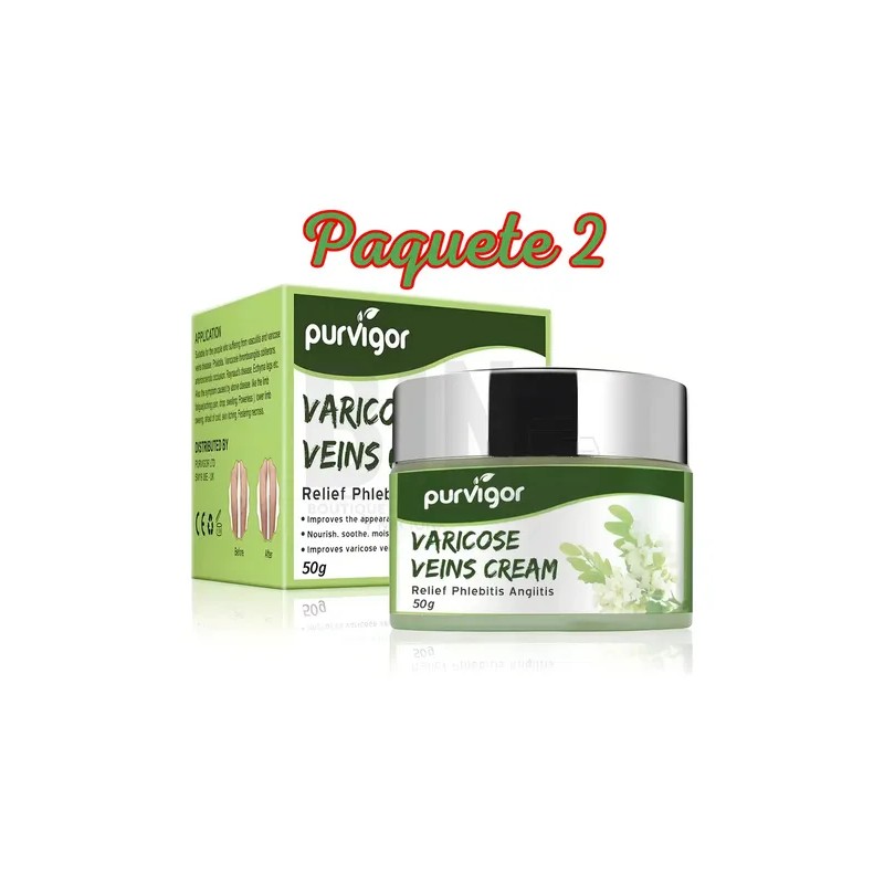 Crema Para Varices Alivia Dolor Venas Extractos Naturales
