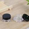 Transparent cosmetic mini empty bottle 3G lid empty container case / 화장품 미니 공병 3G 뚜껑 공용기 케이스 투명