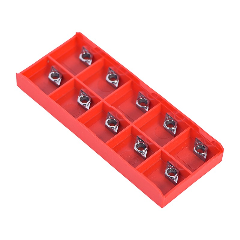 10Pcs/set CNC Carbide Tip Inserts Blade Cutter Lathe Turning Tool