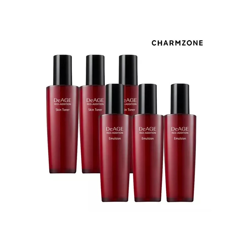 D.A 디에이지 레드에디션 6종세트(스킨3+에멀전3) D.A.G Red Edition 6 Piece Set