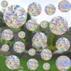 65 Pcs Round Prism Window Stickers, BetterJonny Bird Protection, Rainbow