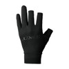 Gamakatsu Luxe TEOTECT 3 Finger Cut Gloves #1 Black L