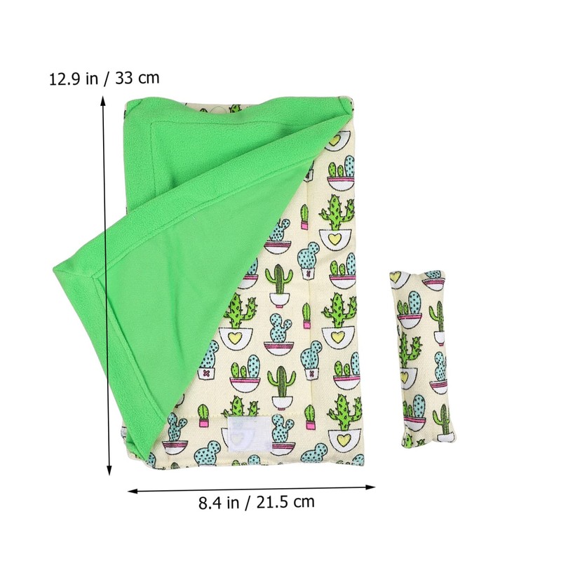 Gatuida Reptile Substrate Bed for Lizards Cozy Sleeping Bag for