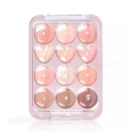 Gita 컬러그램 눈토리얼 아이 팔레트 01 피치더하기코랄은사랑 Colorgram Eye Tutorial Eye Palette 01 Peach Plus Coral is Love