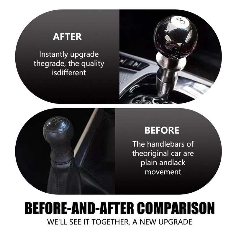 Prywog Shift Knob, Gear Ball, Gear Shift Knob, 8 Ball