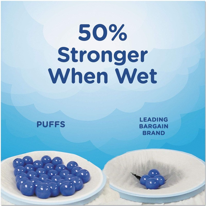 Puffs Simple Softness Non-Lotion Facial Tissue, 3 Family Size Boxes,