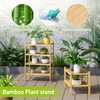 BMOSU 2-Tier Bamboo Small Shoe Rack Premium Stackable Shoe Shelf