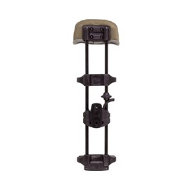 G5 Outdoors Head-Loc Air Quiet Low-Profile 4-Arrow Archery Quiver with Exo-Flex Hood for Bow Hunting and Target Practicing | Head-Loc Rubber Compression Technology, Brown