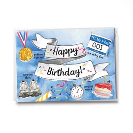 Sole Inspired Happy Birthday Runner | Fun Running-Themed Card for Favorite Runner | Celebrate with Race Day Cheer