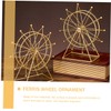 Gatuida Sturdy Ferris Wheel Model Home Decor Ornament for Wedding