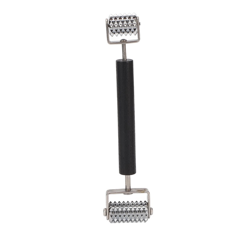 Face Massage Derma Roller Double Head Metal Ridged Derma Roller