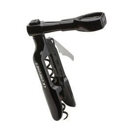 Screwpull by Le Creuset Classic Pocket Model Corkscrew, Black