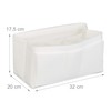 Relaxdays, Felt, Many Compartments, Handbag Organiser, Storage Bag, Portable, Removable,