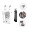 BIUDECO Salon Barber Scissors Pouch Transparent Hairdressing Scissors Bag Convenient