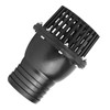Water Pump Foot Valve Black PVC Low Pressure Flat Check