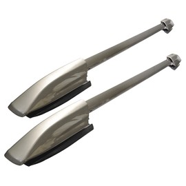 IKON MOTORSPORTS Roof Rack Side Rails, Compatible with 2008-2013 Toyota Highlander, Cargo Bars Luggage Carrier Factory Style Painted Gunmetal 2PC Pair Set