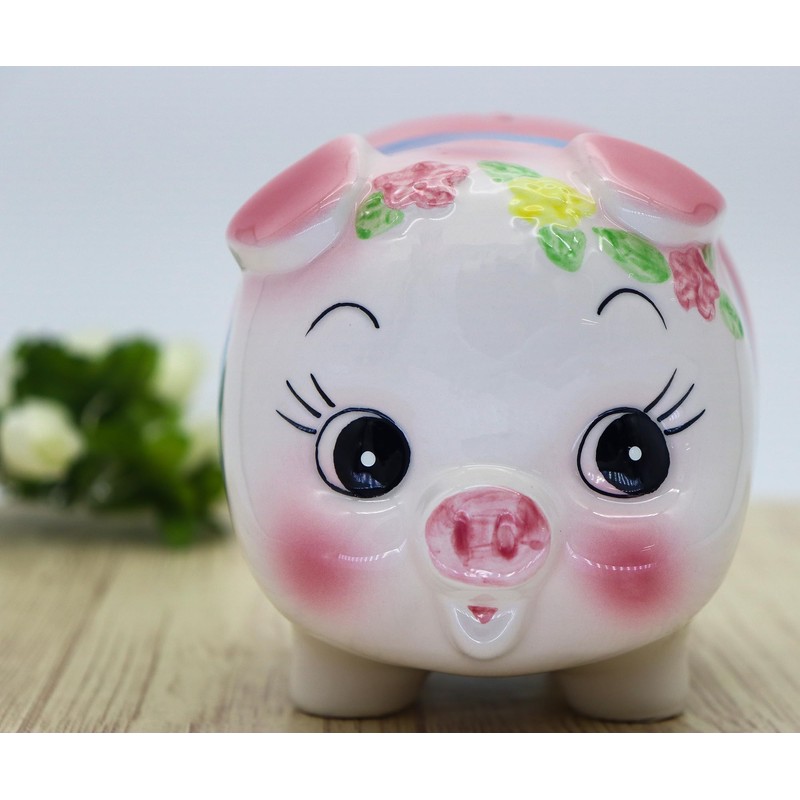 Craftmanhouse Piggy Bank Retro Medium Made in Japan
