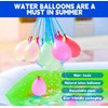 Pack of 555 Water Bombs Self-Closing, Reusable Water Bombs with