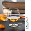 Krosno Brandy Cognac Snifter Glasses, Set of 6, 16.2 oz,