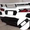 MXtech-23 Aluminum Black Alloy Rear License Plate Frame Trim Fit
