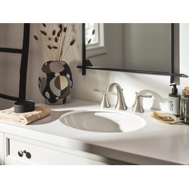 Moen White Vitreous China Undermount Sink, 19.25 X 16.25 X 7.75 Inch Oval Bathroom Sink with a High Gloss Porcelain Finish for Vanity Countertop Placement, BGCW10OU1619