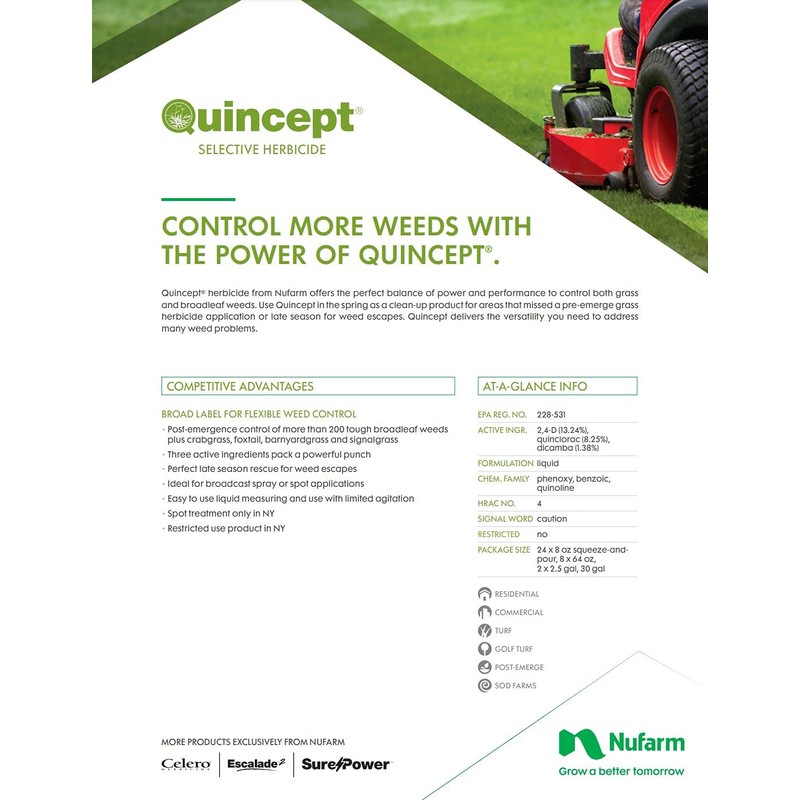 nufarm Quincept Selective Herbicide (Qt)