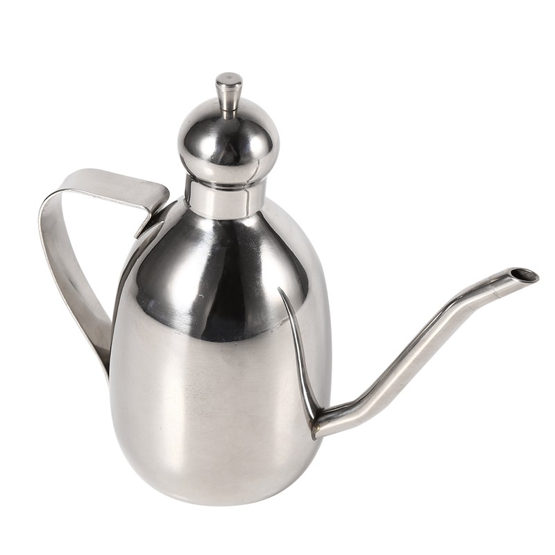 1Pc 0.35L Stainless Steel Olive Oil Dispenser Vinegar Pot Bottle