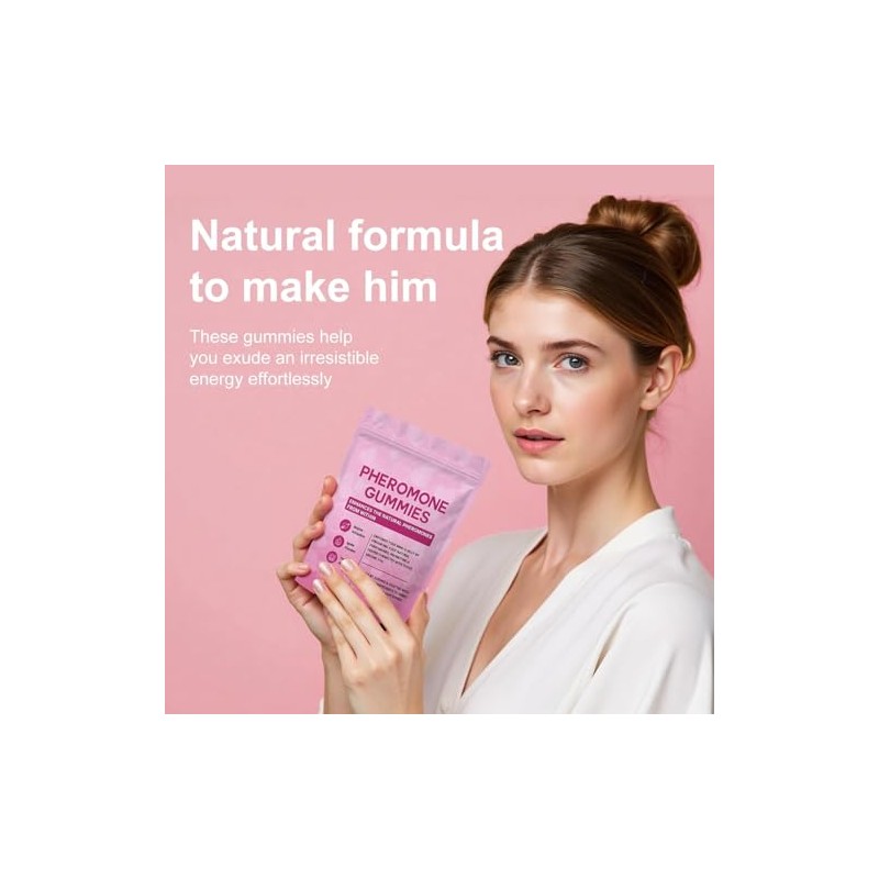 Women's Pheromone Gummies for Health, Scientific Formula with Beetroot, Parsley,