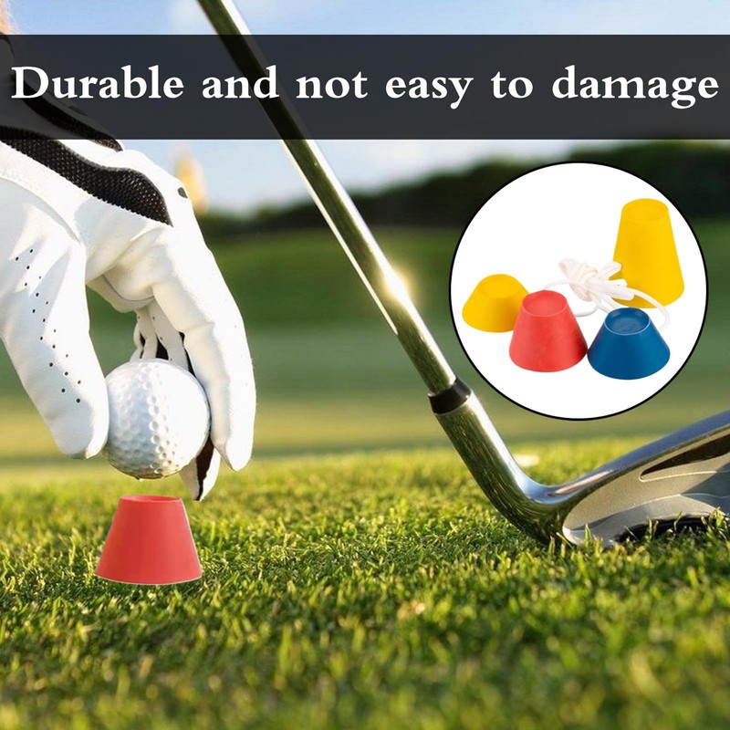 DAAIZIII Golf Tees, Pack of 4 Golf Tees, Plastic Golf