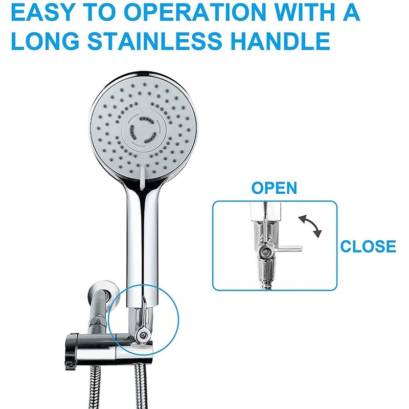 Dovhmoh Shower Shut Off Valve, 304 Stainless Steel Mini Ball