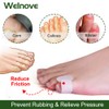 Welnove Gel Toe Separator, Pinky Toe Spacers, Little Toe Cushions