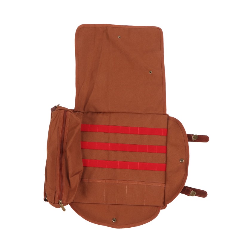 Bartender Roll Bag Carrying Bag with Shoulder Strap Large Capacity