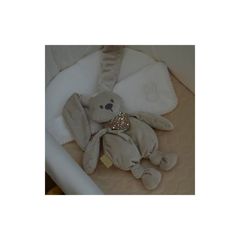 Nattou Lapidou Cuddly Toy Rabbit Beige