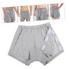 FRCOLOR Men's Comfortable Cotton Briefs for Elderly Bed Rest Washable