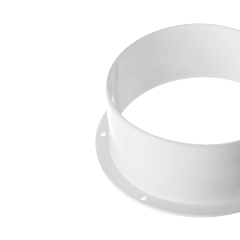 150mm / 6 Inch Straight Duct Connector - Wall Flange