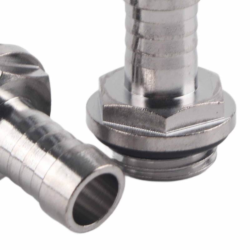 Annadue 6 PCS PC Water Cooling Fitting, Two Touch G1/4