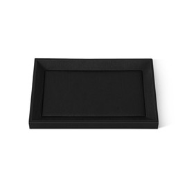 Yinbeini Jewelry Display, Leather Tray,Premium Black Jewelry Tray,Mens Jewelry Tray For Watch,Necklace,Ring