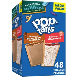 Pop-Tarts Variety Pack Toaster Pastries, Breakfast Foods, 81.2 oz (48 Count)