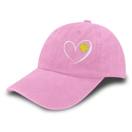 Pickleball Hat for Women, Unisex Adjustable Embroidered Baseball Cap or Trucker for Men