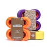 Orangatang Cage 73 mm 80a Freeride Longboard Skateboard Wheels (Orange,