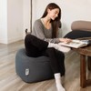 Yogibo Square Ottoman Pouf Small Bench Seat Foot Stool for