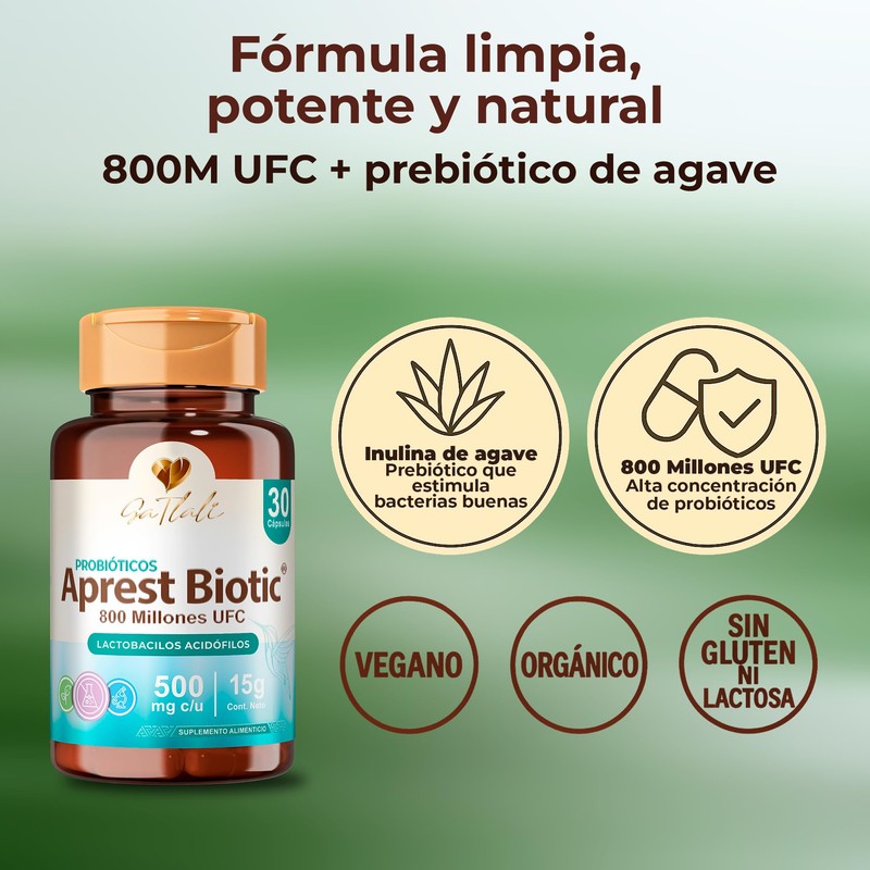 Ga Tlali Probióticos 800 Millones UFC Aprest Biotic | 30